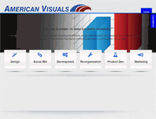 Tablet Screenshot of americanvisuals.com